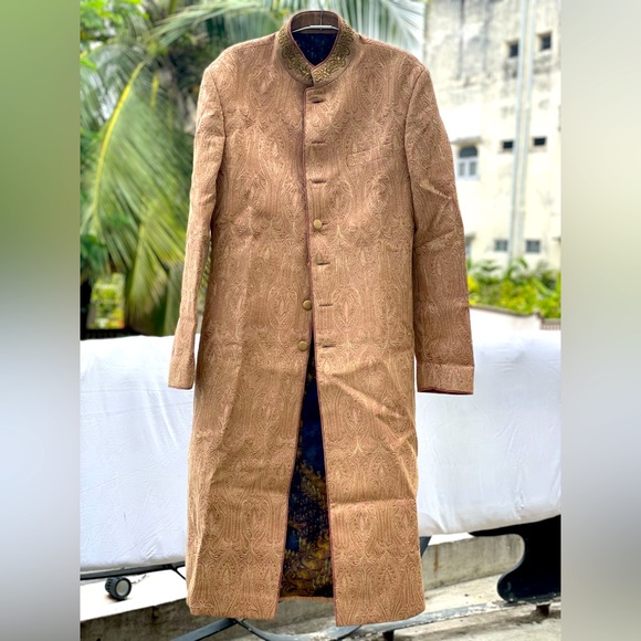 Shantanu and Nikhil Wedding Sherwani - Picture 1 of 6